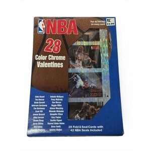 Cleo 1999 NBA Valentines Color Chrome & Deluxe Foil Valentines Cards NEW IN BOX